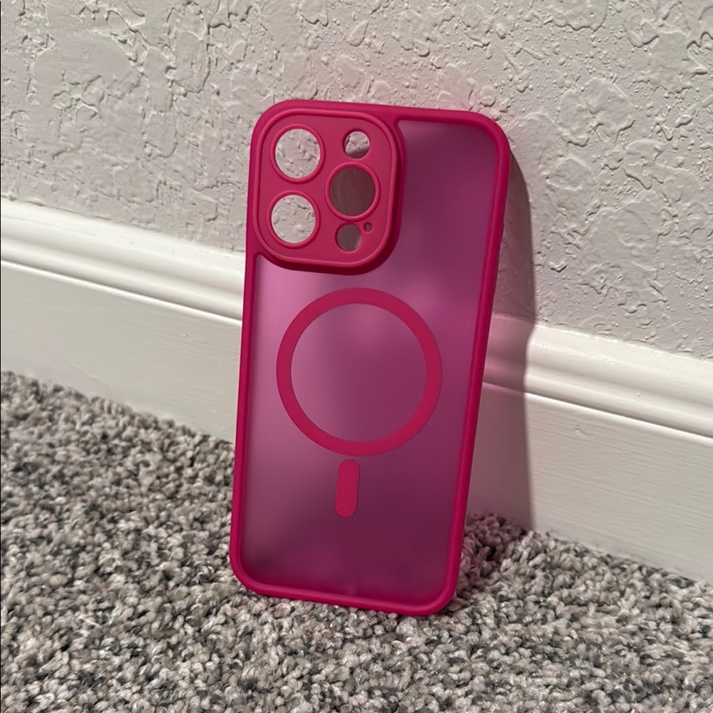 Pink MagSafe-Compatible Phone Case